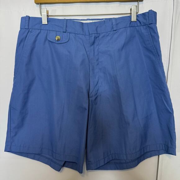 Haband Men’s Blue Casual Y2K Shorts Size 38 Cotton Blend Pockets Classic Fit - Picture 2 of 8
